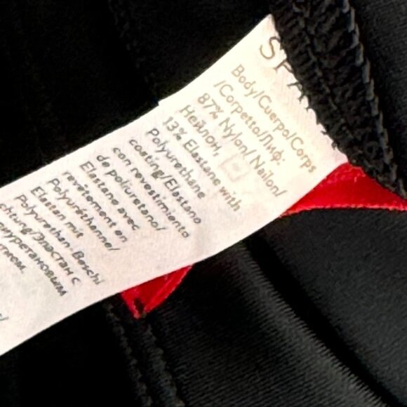 Spanx High-Waisted Camouflage faux leather Leggings pants sz large new $110 - Picture 3 of 15